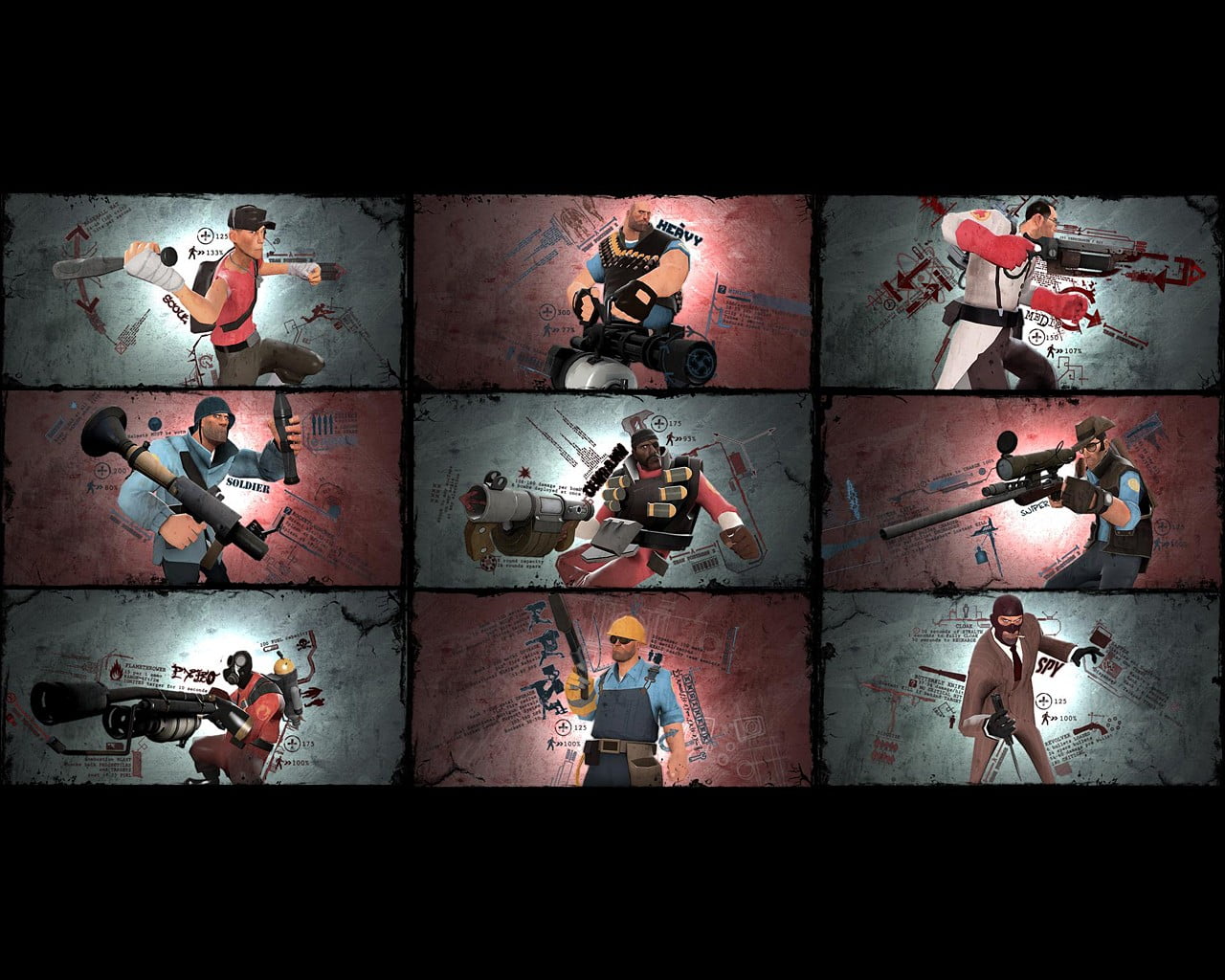 Hd Team Fortress 2 Background - HD Wallpaper 