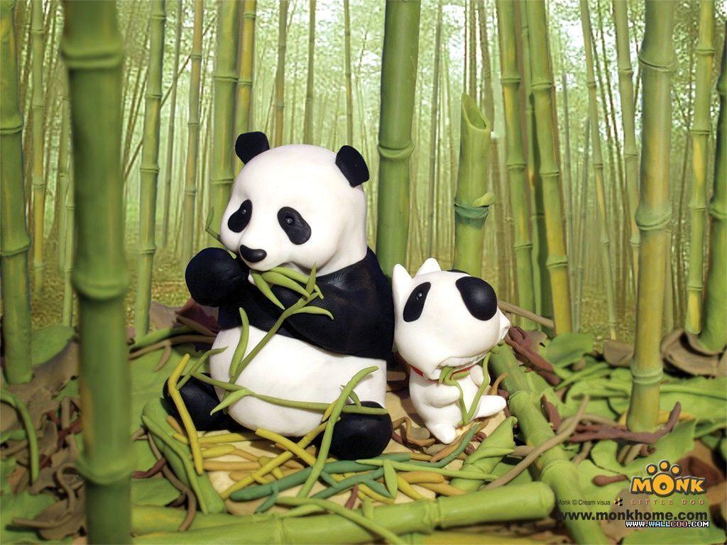 Cartoon Panda Wallpaper Panda - HD Wallpaper 