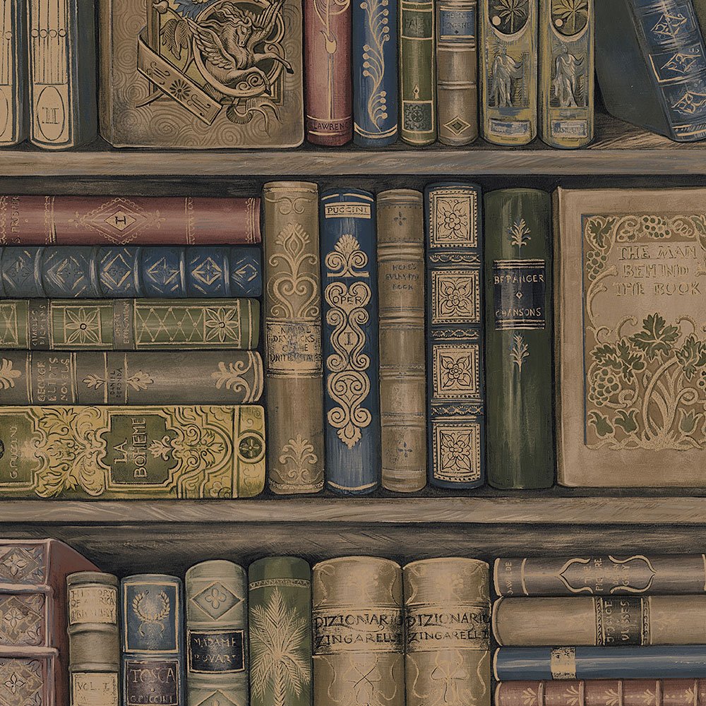 Library Bookshelves - HD Wallpaper 