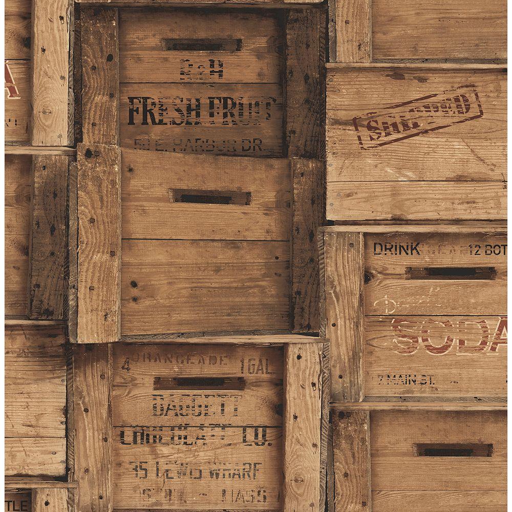 Distressed Wood Crates - HD Wallpaper 