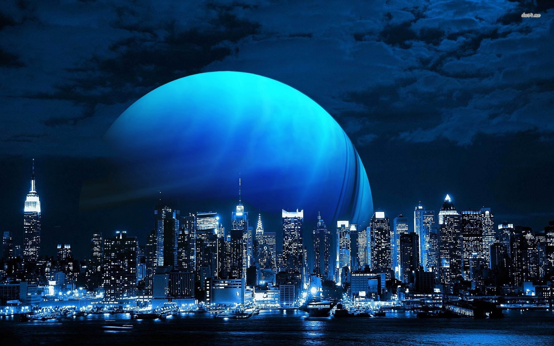 New York City Fantasy - HD Wallpaper 
