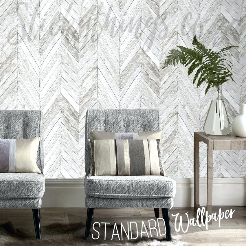 Wood Look Wallpaper Texture For Walls Herringbone Grey - Light Colour Wallpaper For Living Room - HD Wallpaper 