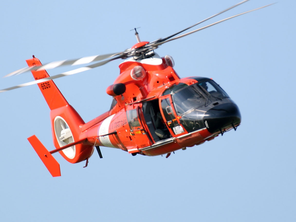 Hh65c Dolphin Us Coast Guard Helicopter - HD Wallpaper 