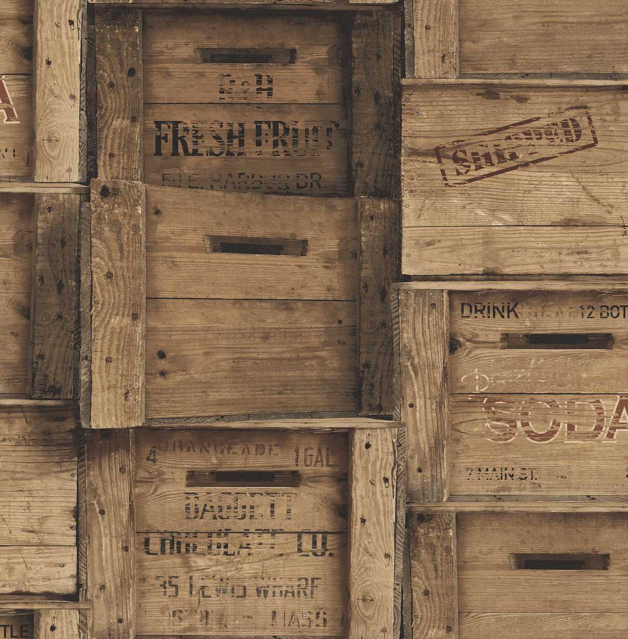 Distressed Wood Crates - HD Wallpaper 