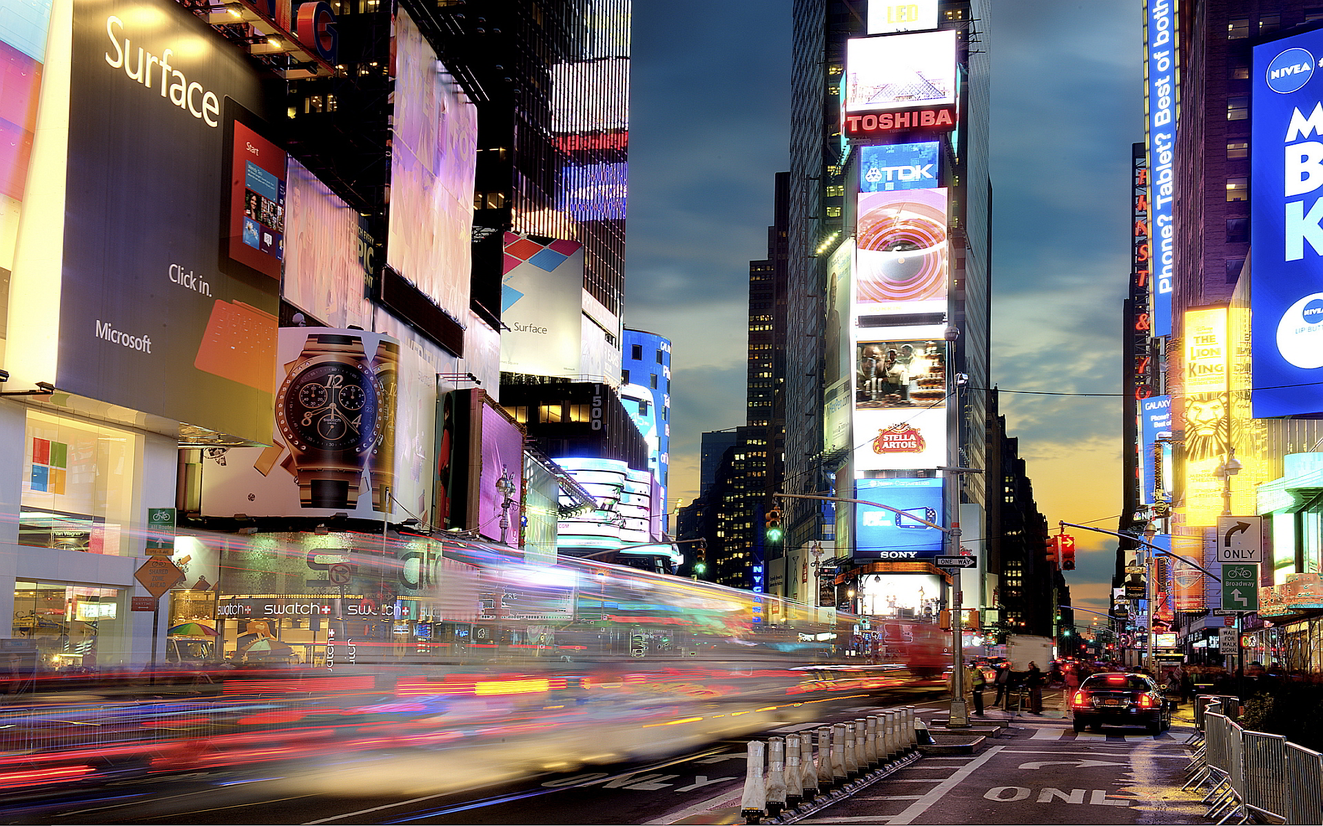 ไท ม์ ส แคว ร์ Times Square - HD Wallpaper 