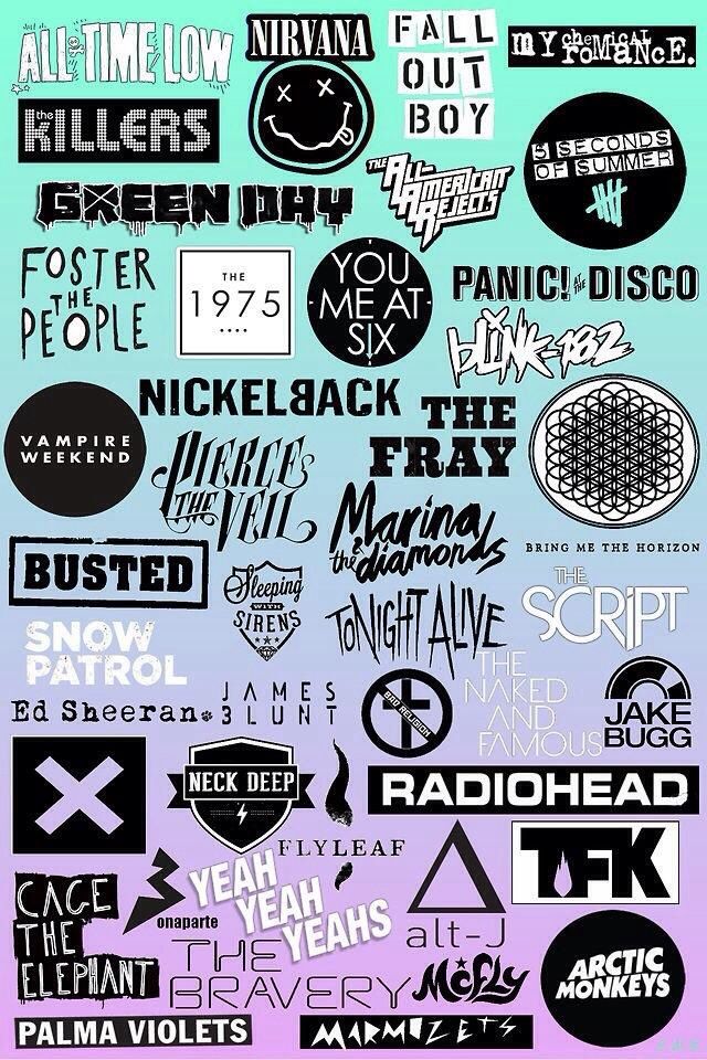 Emo Rock Band Logos 640x960 Wallpaper Teahub Io