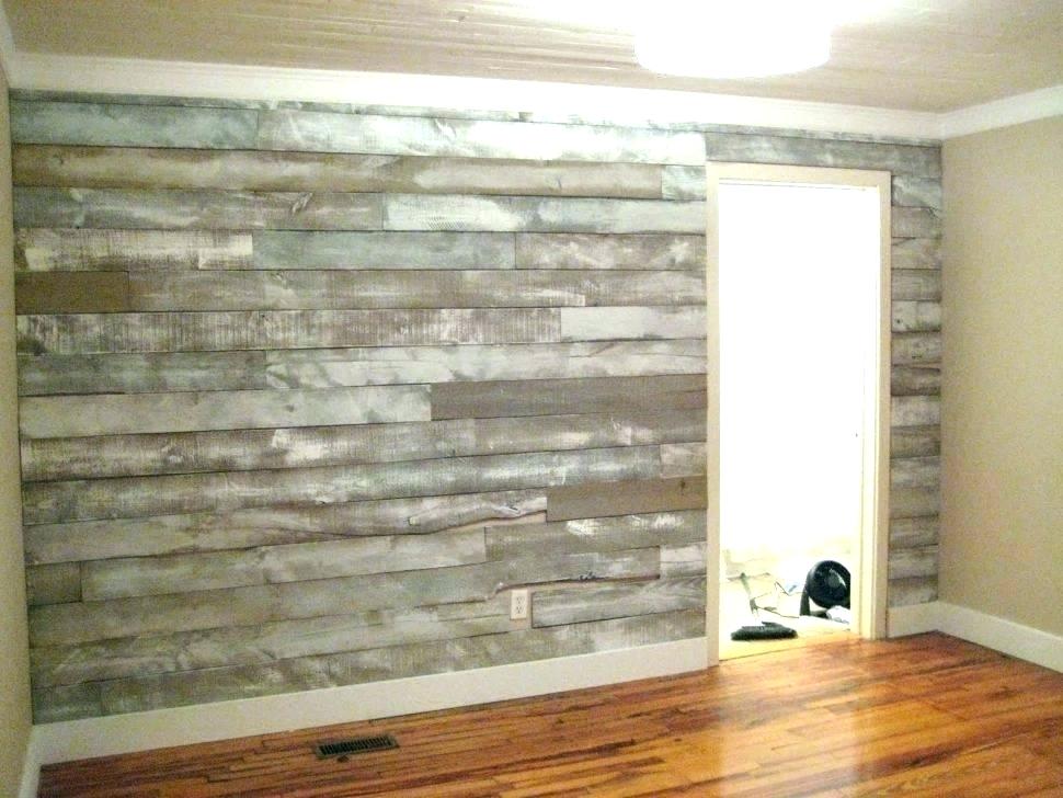 Rustic Wall G Reclaimed Wood Panels Faux Fake Wallpaper - Gray Wood Peel And Stick Floor - HD Wallpaper 