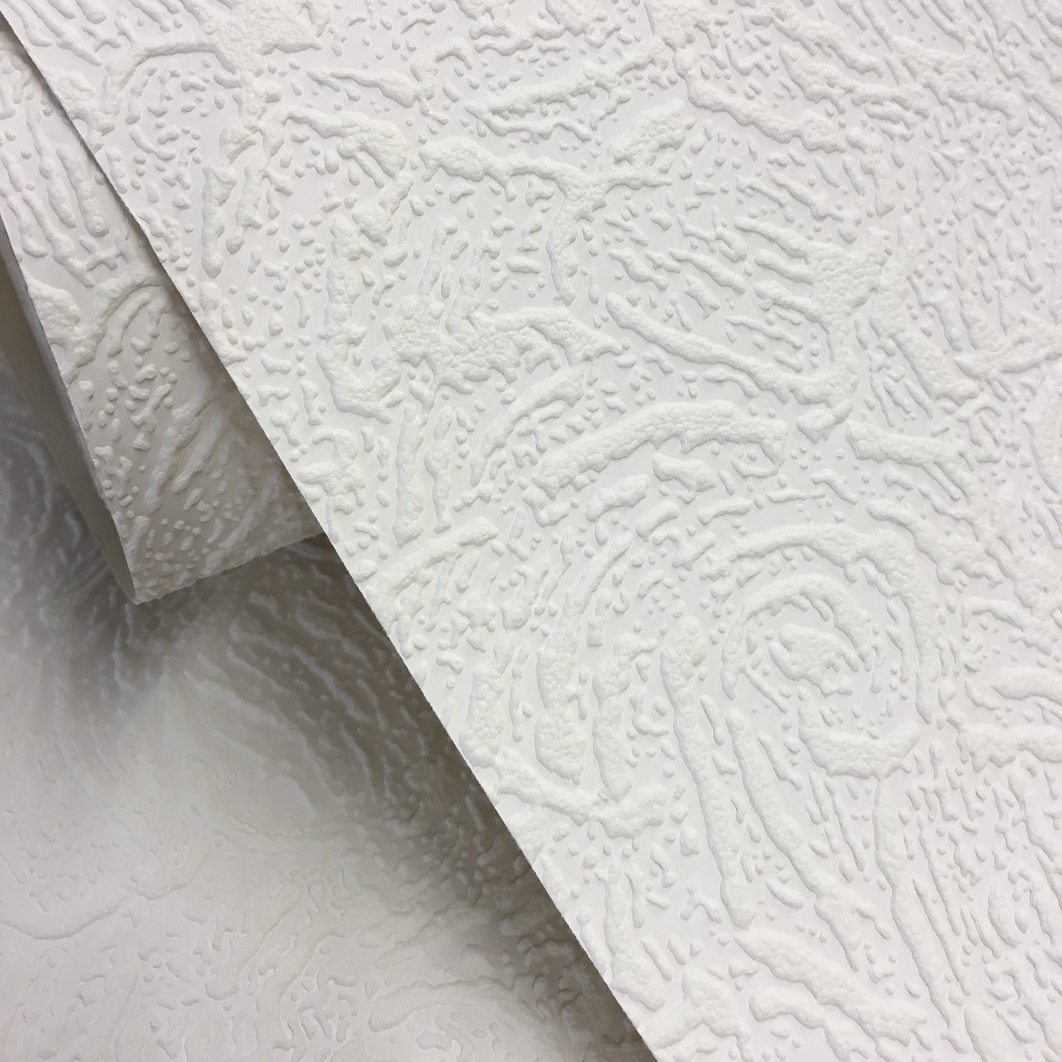 Swirl Paintable White Blown Vinyl Wallpaper By Fine - Blown Vinyl Wallpaper Small Swirl - HD Wallpaper 