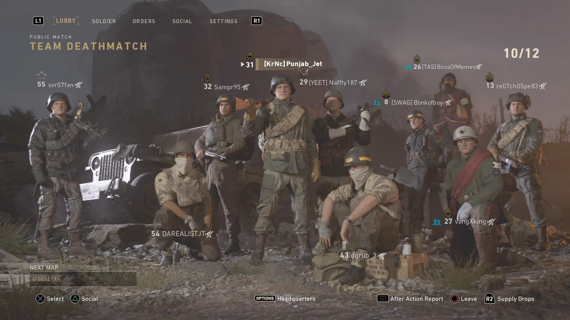 Call Of Duty Ww2 Wallpaper - Call Of Duty Lobby - HD Wallpaper 