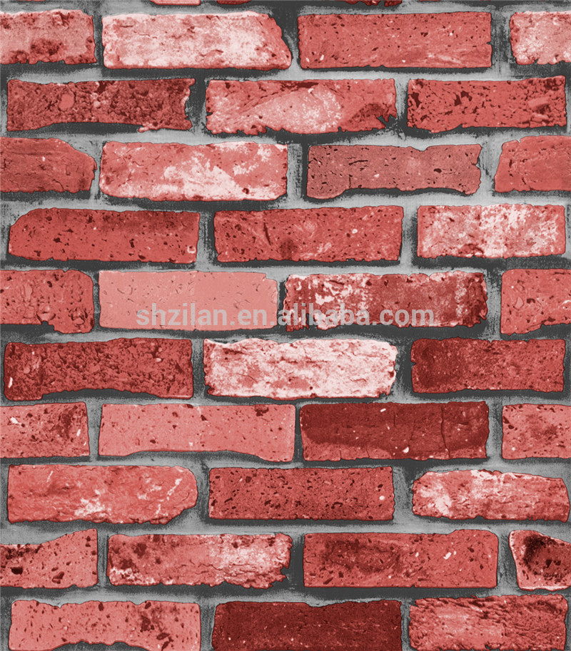 Latest Wallpaper Designs 3d Effect Brick Wallpaper - 3d Wallpaper Bricks Red - HD Wallpaper 