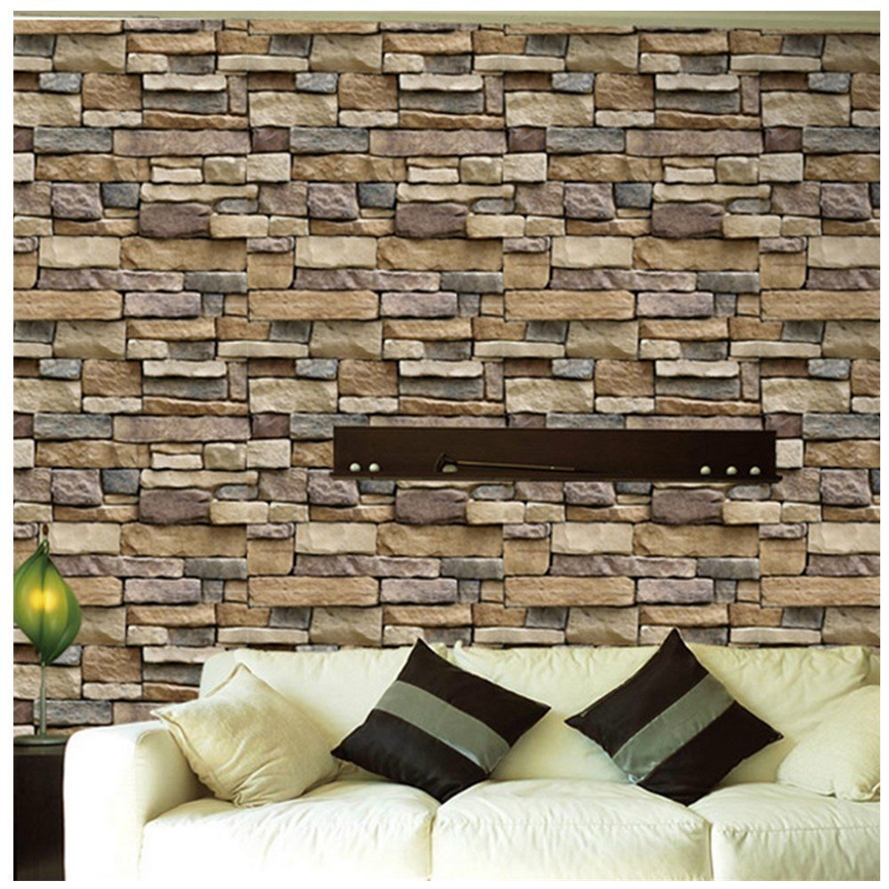 Self-adhesive Brick Wallpaper 3d, Faux Brick Stone - Wallpaper - HD Wallpaper 