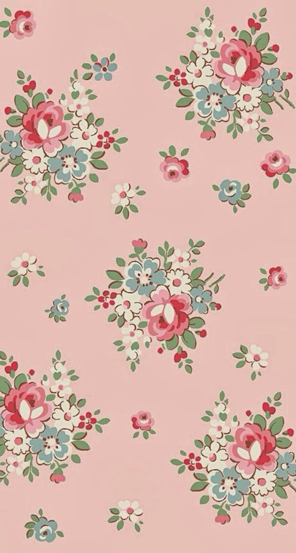 Vintage Floral Wallpaper Iphone - HD Wallpaper 