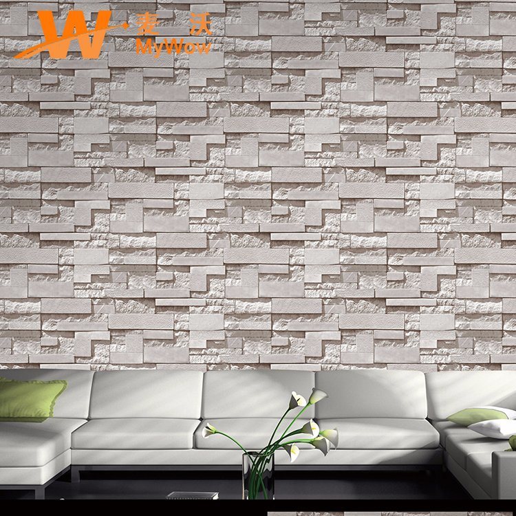 Home Decor Wall Paper 3d Brick Wallpaper Vinyl Wallpaper - Bedroom 3d Wallpapers For Walls - HD Wallpaper 