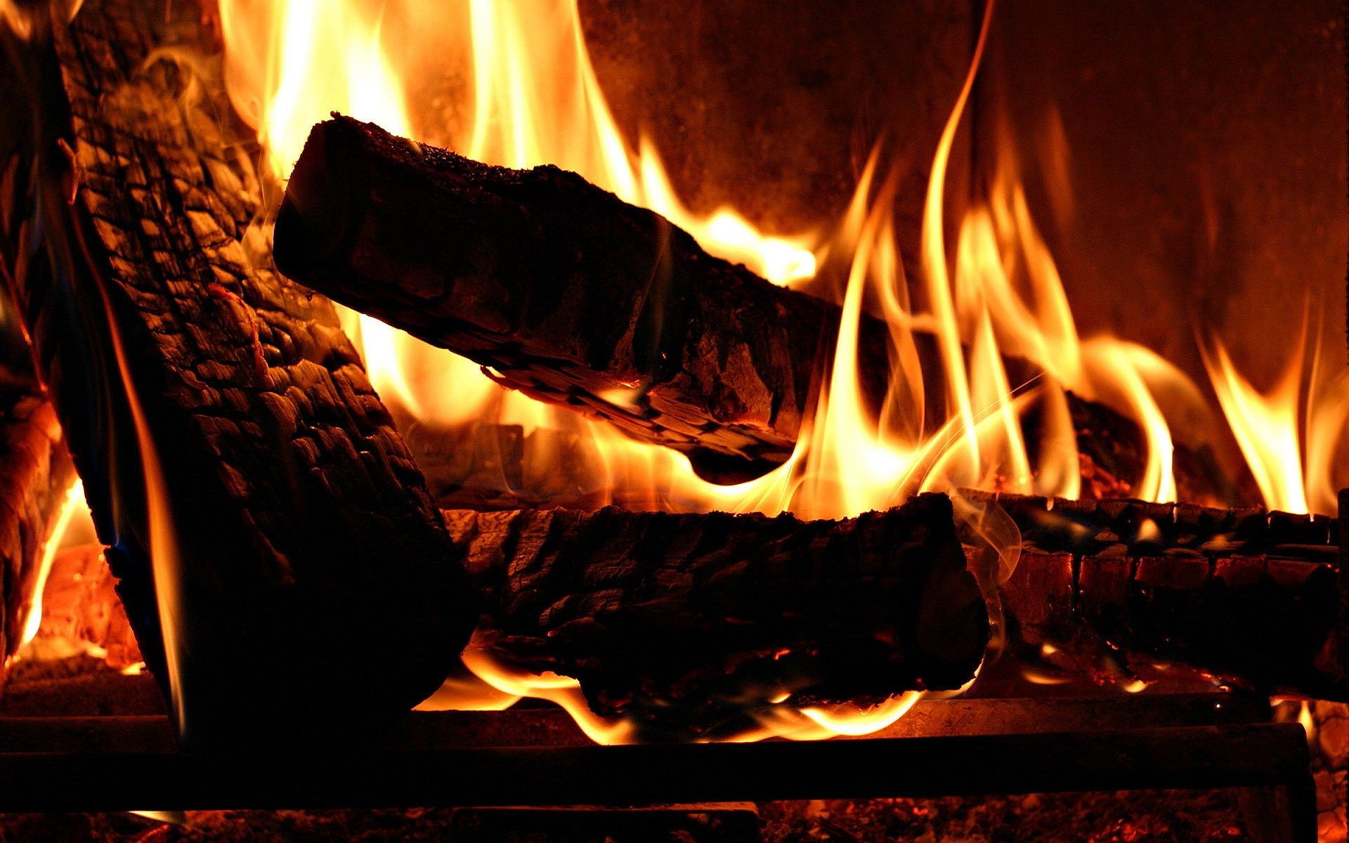 Fireplace Wallpaper Hd - HD Wallpaper 