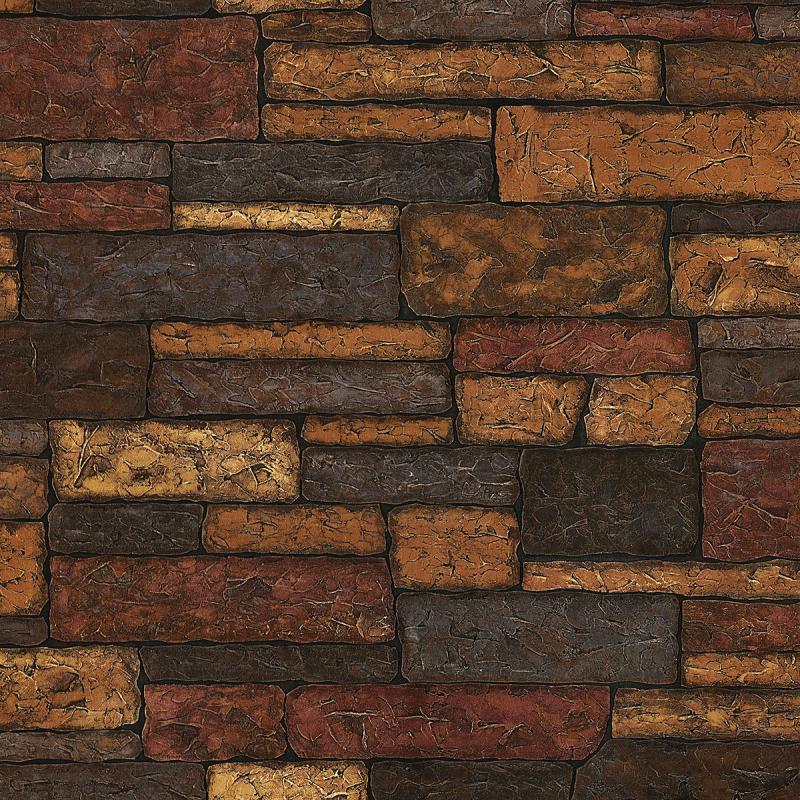 Madeline Brown Stone Texture 2767 41394 Brewster Wallpaper - Brown Stone Texture - HD Wallpaper 