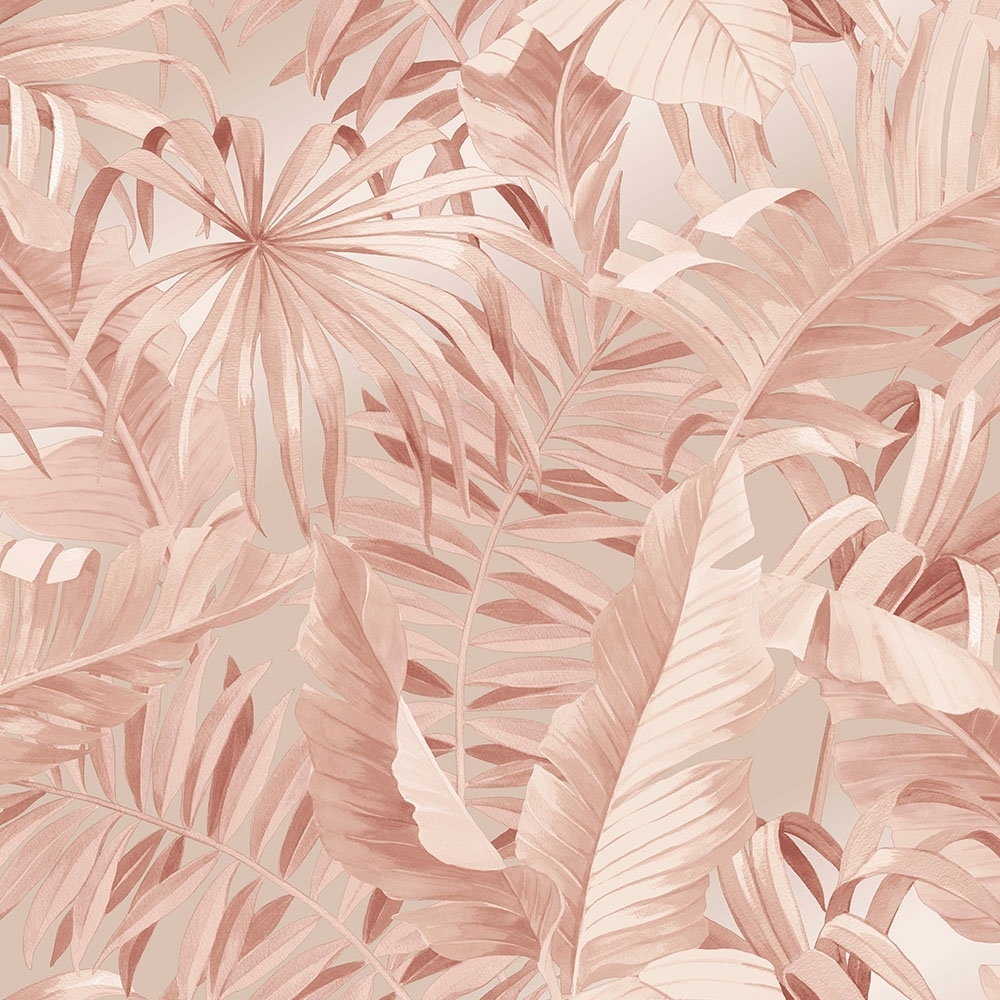 Palma Tropical Wallpaper Blush - HD Wallpaper 