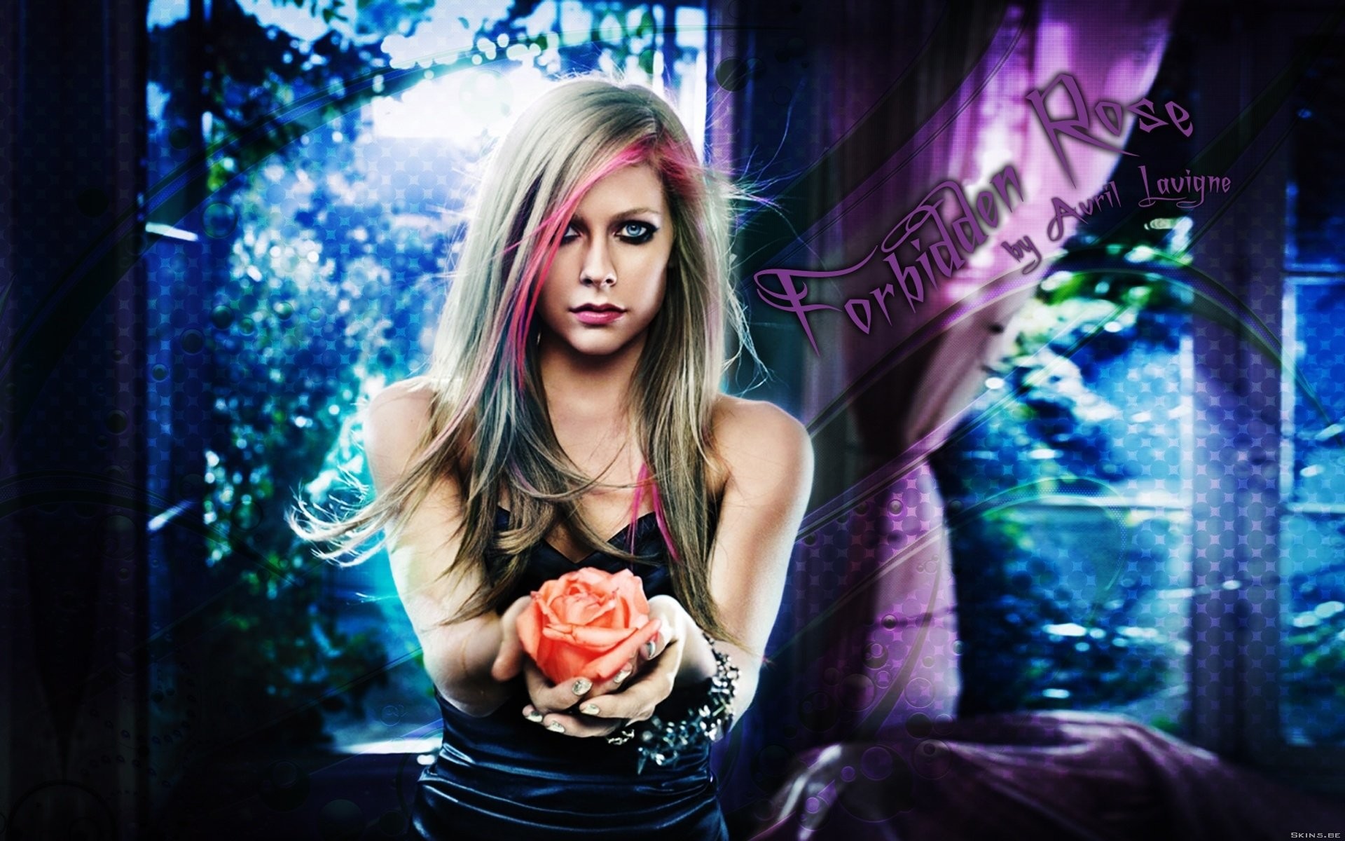 Hd Wallpaper - Avril Lavigne Perfume Rose - HD Wallpaper 