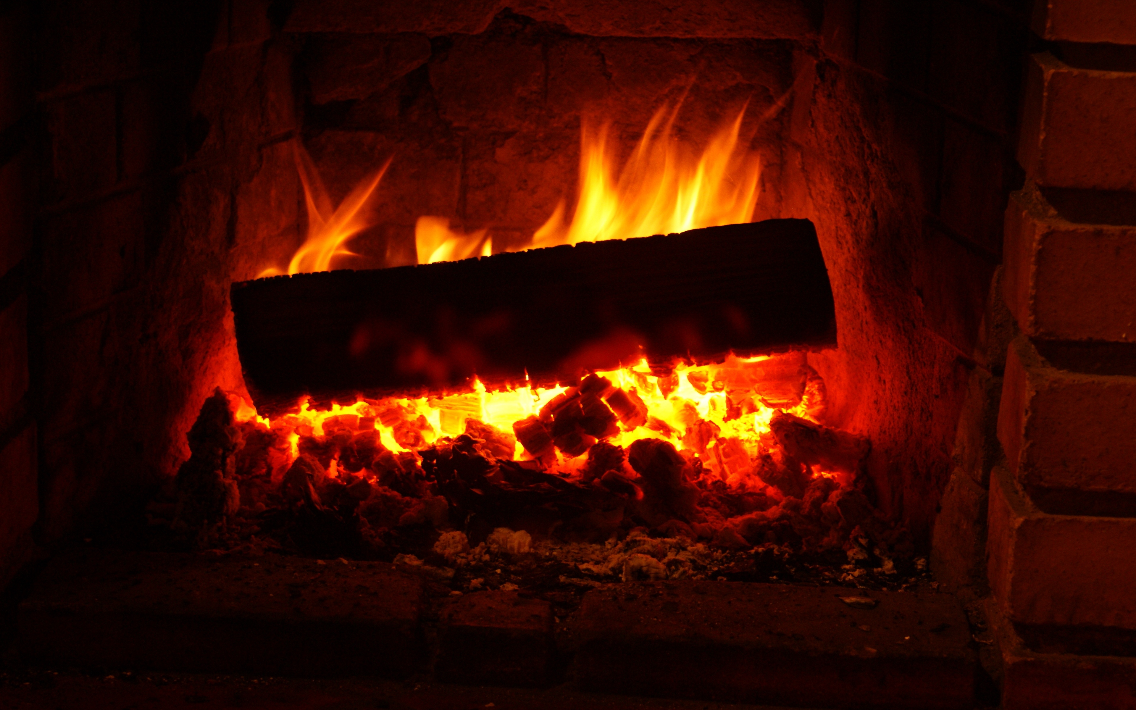 Wallpaper Fireplace, Wood, Embers, Fire - Thank You With Fire - HD Wallpaper 
