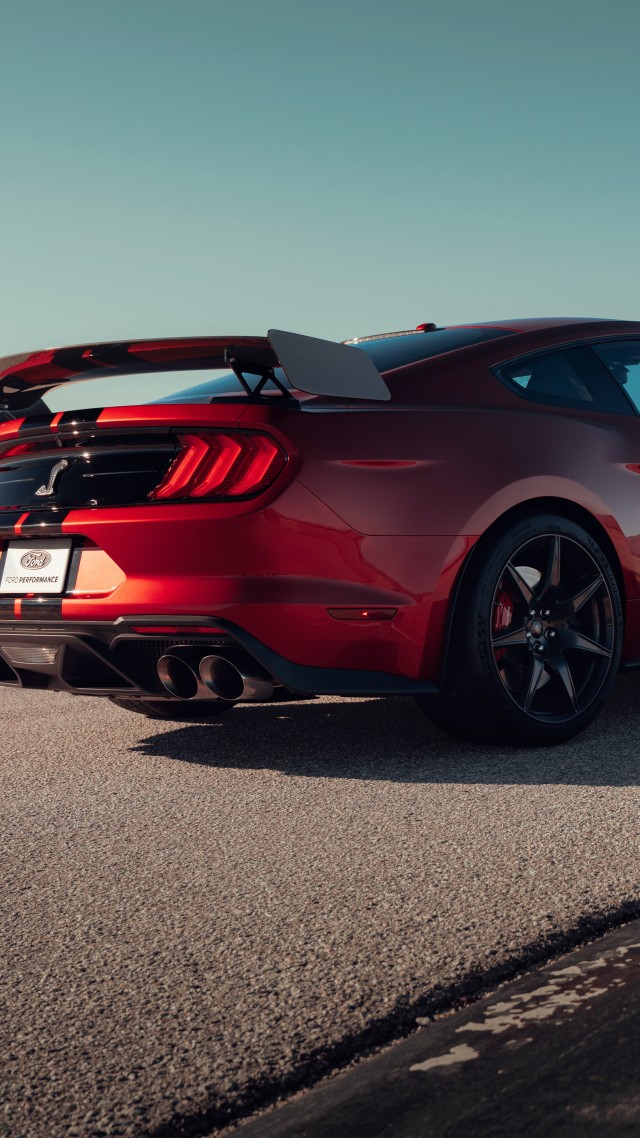 Ford Mustang Shelby Gt500, 2020 Cars, 2019 Detroit - Ford Mustang Gt500 Red - HD Wallpaper 