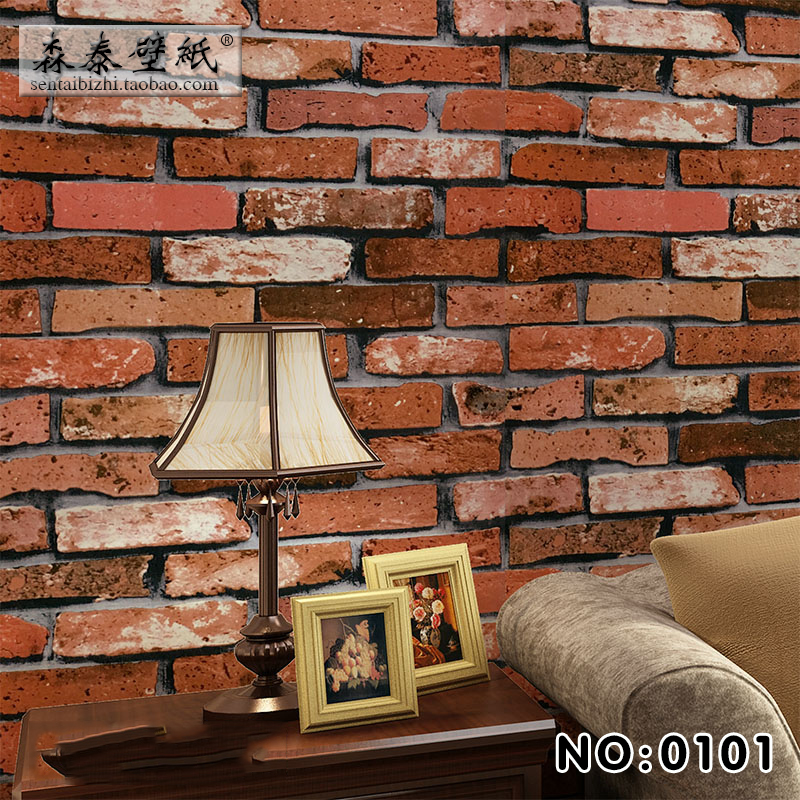 3d Brick Pattern Wallpaper Antique Brick Bricks Red - Antique Wallpaper Design For Restaurant - HD Wallpaper 