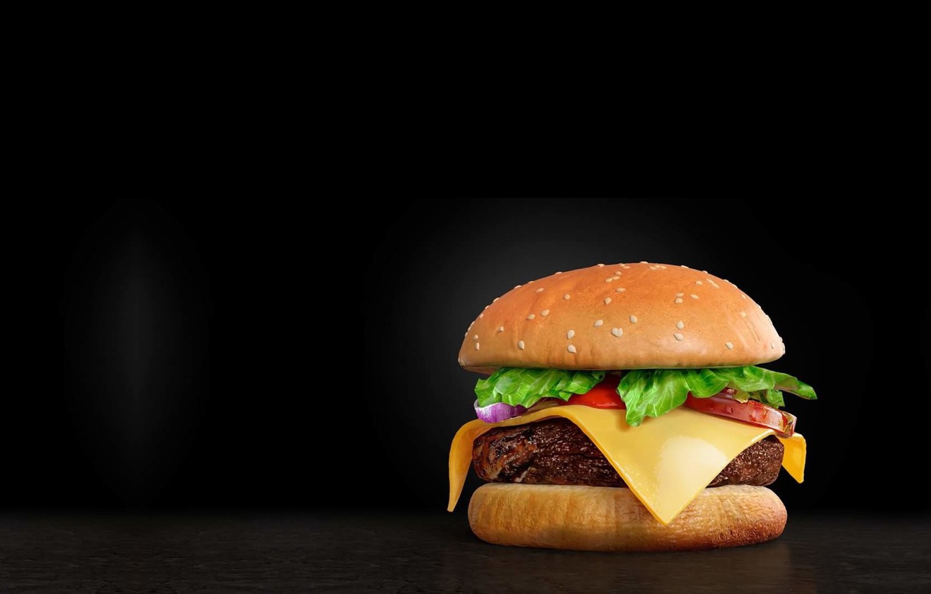 Photo Wallpaper Food Minimalism Art Burger Burger Burger Screensaver Cartoon 1332x850 Wallpaper Teahub Io