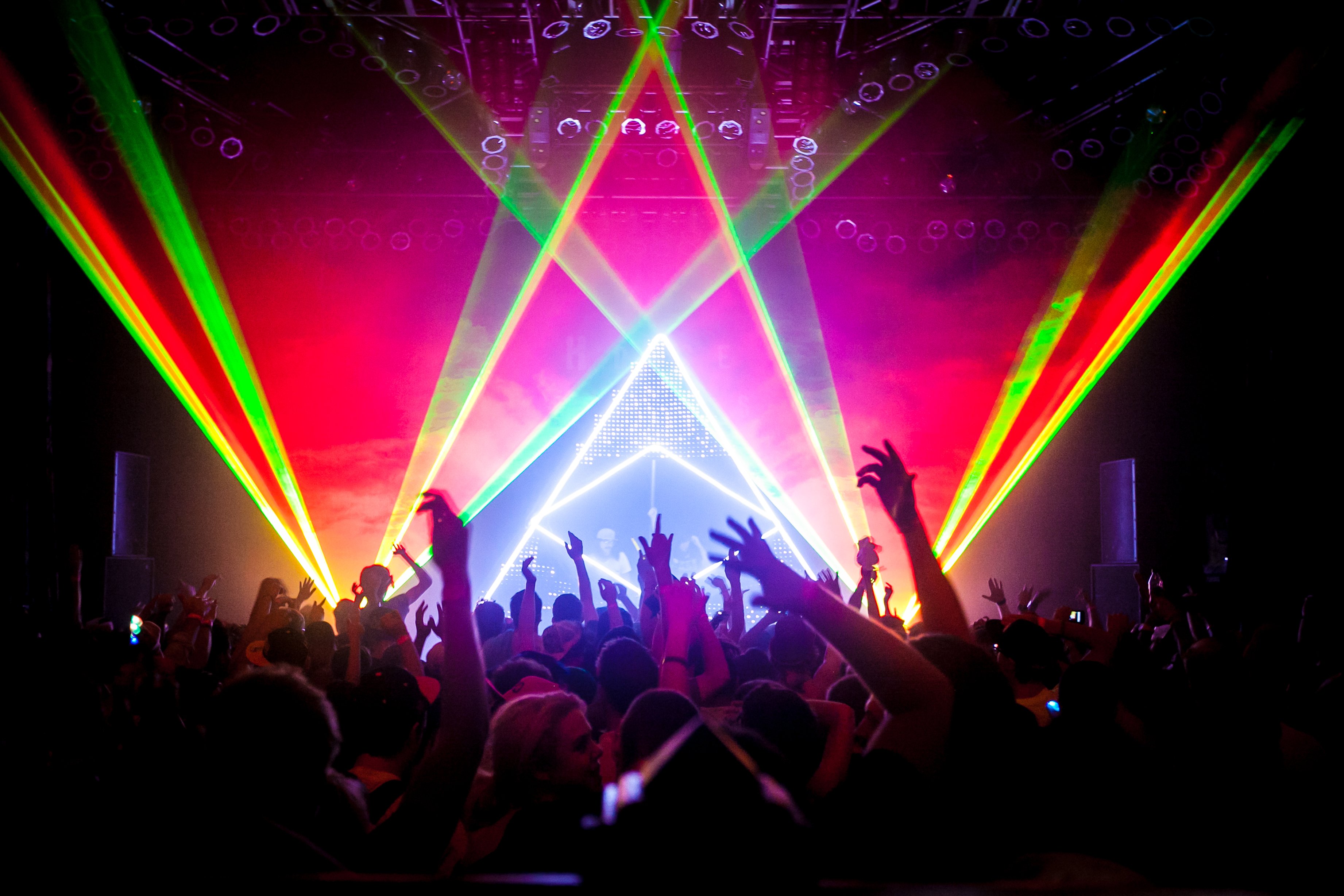 Laser Concert Lights - HD Wallpaper 