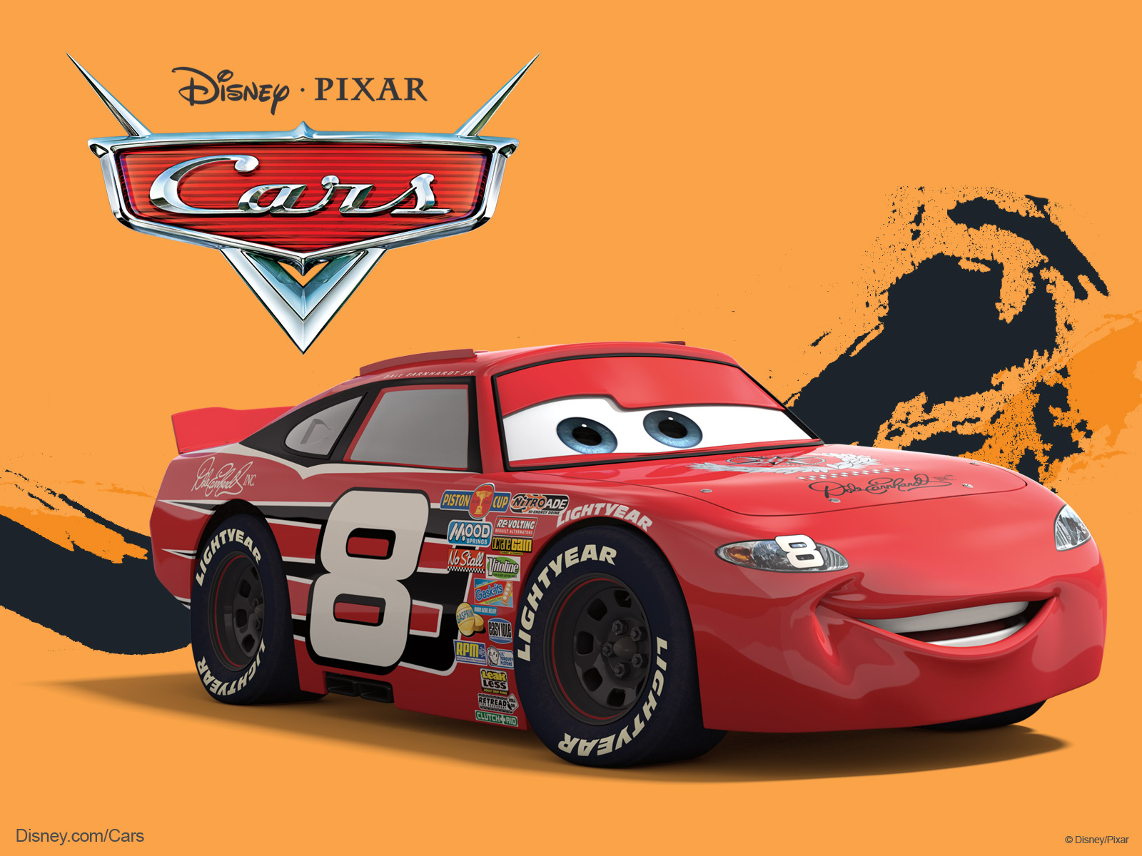 The Sports Car From Disney/pixar Movie Cars Wallpaper - HD Wallpaper 