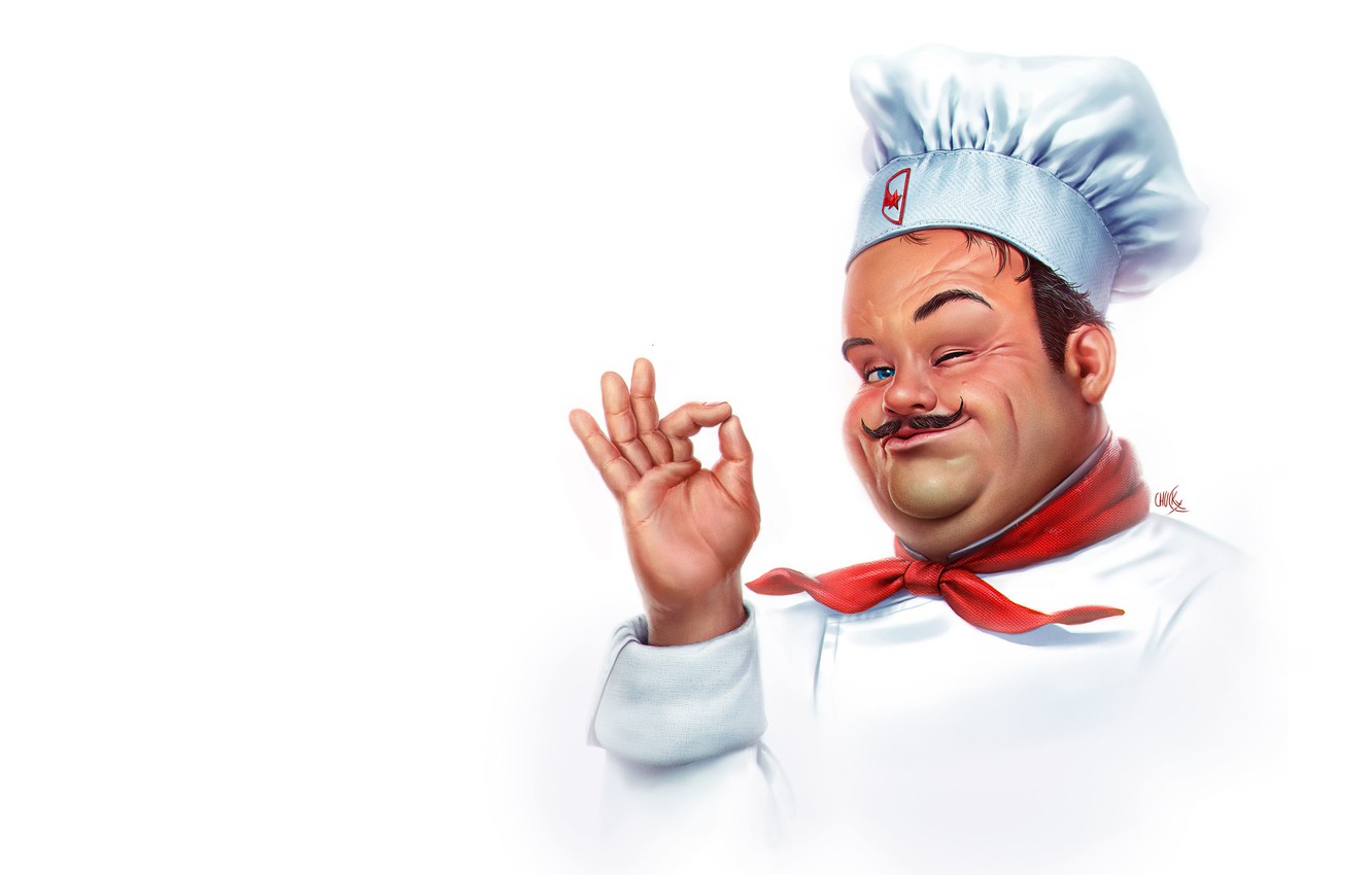 Photo Wallpaper Mood, Art, Cook, Smak, Ricardo Chucky, - Background Chef - HD Wallpaper 