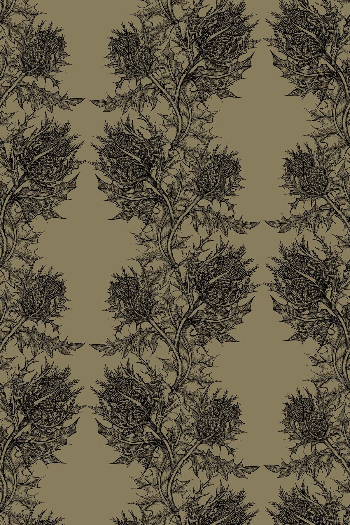 Timorous Beasties Thistle - HD Wallpaper 