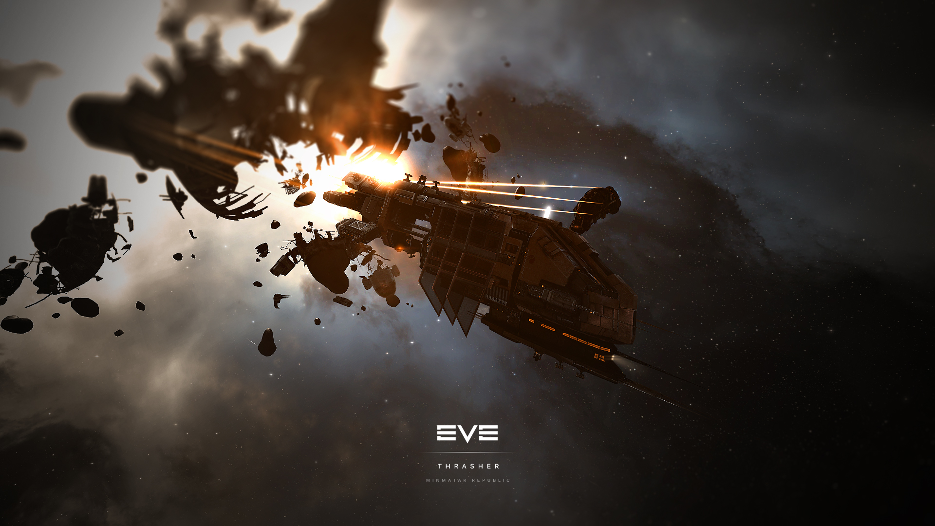 Eve Online Minmatar Republic Thrasher - Eve Online - HD Wallpaper 
