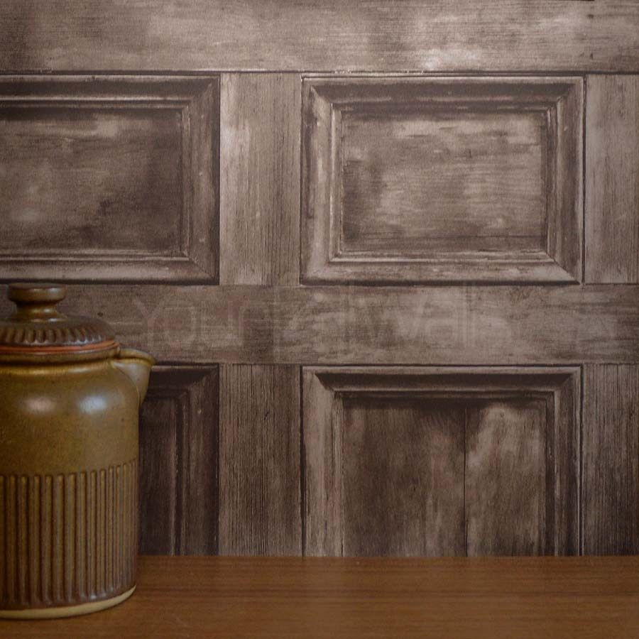 Dark Brown Wood Panel - HD Wallpaper 