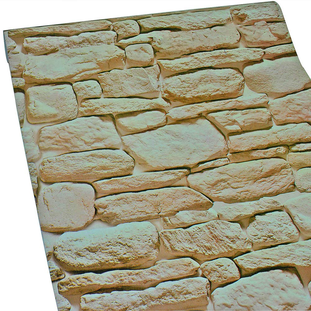 11 Yards 3d Stone Wallpaper Peel And Stick Removable - Stone Wall - HD Wallpaper 