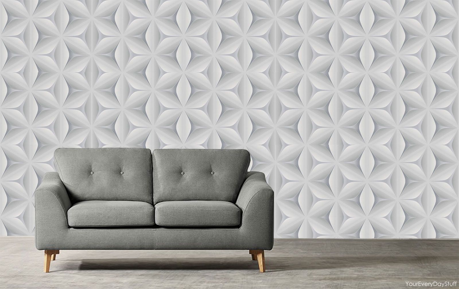 Grey Wallpaper Retro - HD Wallpaper 