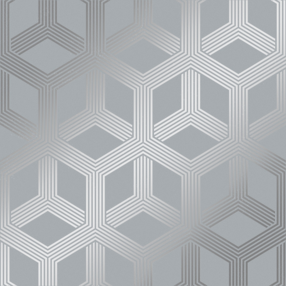 Geometric White And Silver - HD Wallpaper 