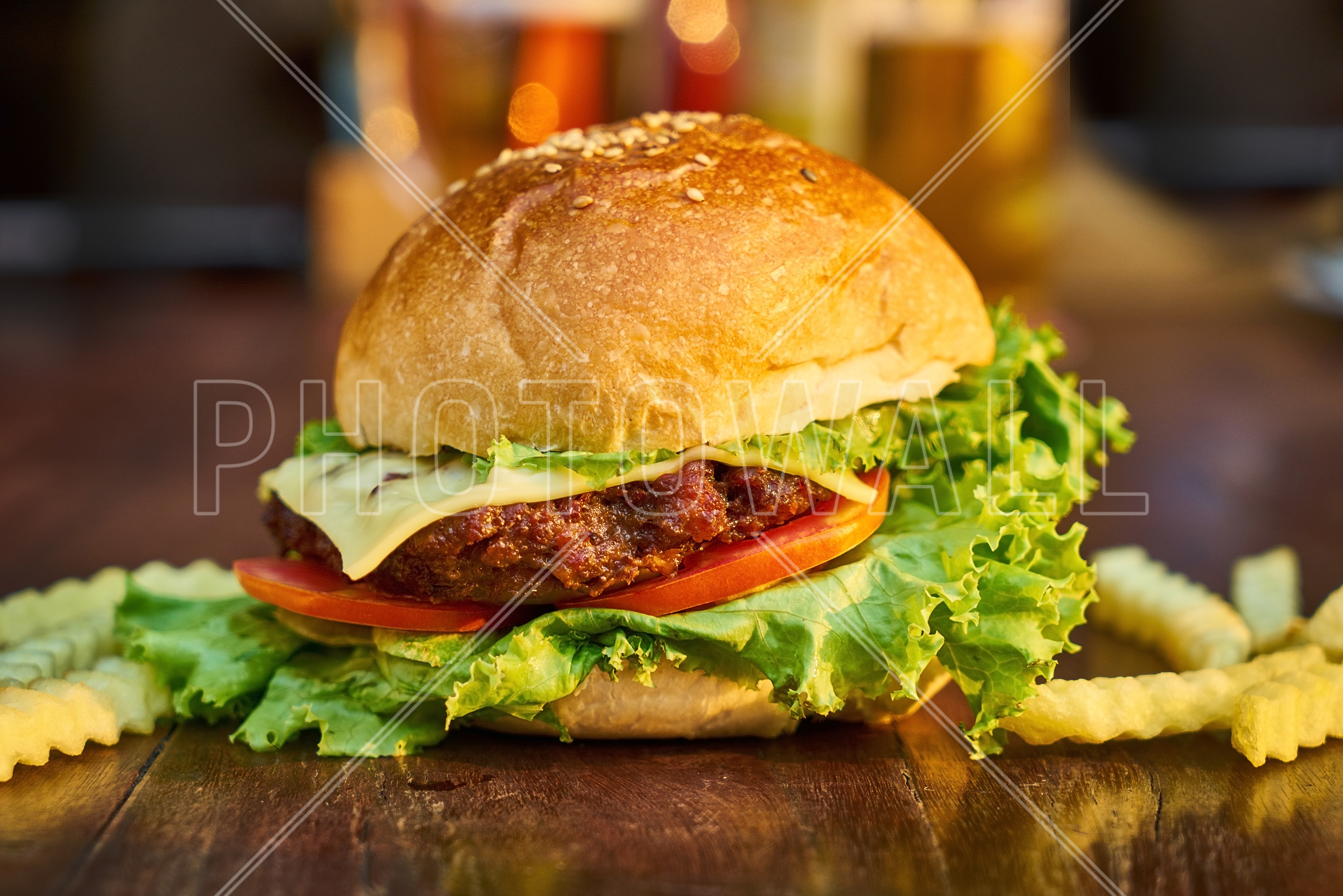 Burger - Wallpaper - Kitchen - Imagenes De Alimentos No Saludables - HD Wallpaper 