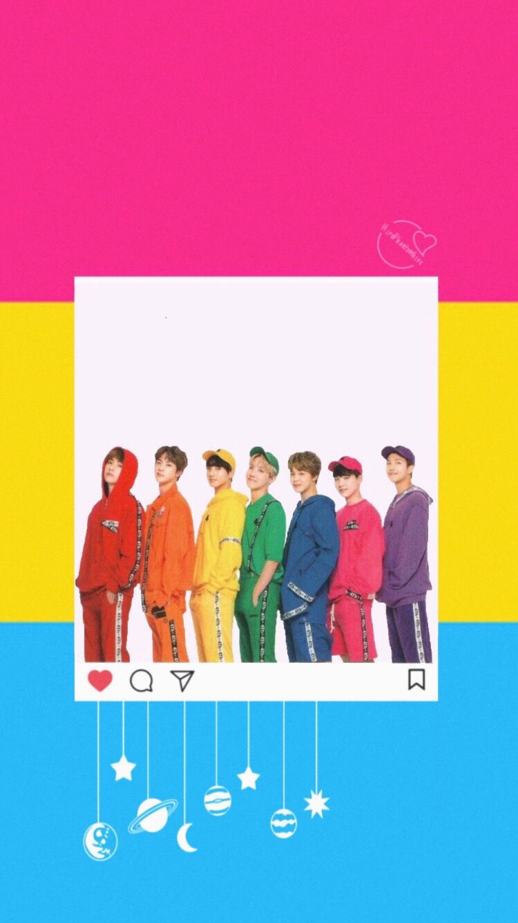 Bts Pansexual Pride Wallpaper 🏳️‍🌈 - Pride Month Bts - HD Wallpaper 