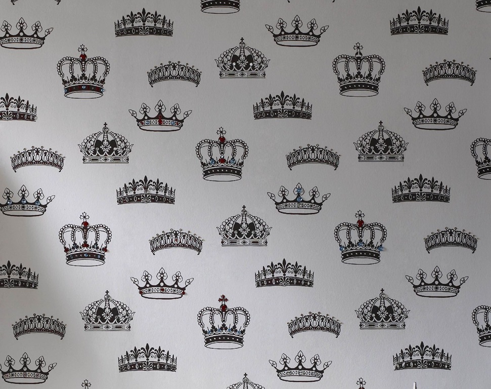 Black And White Crown - HD Wallpaper 