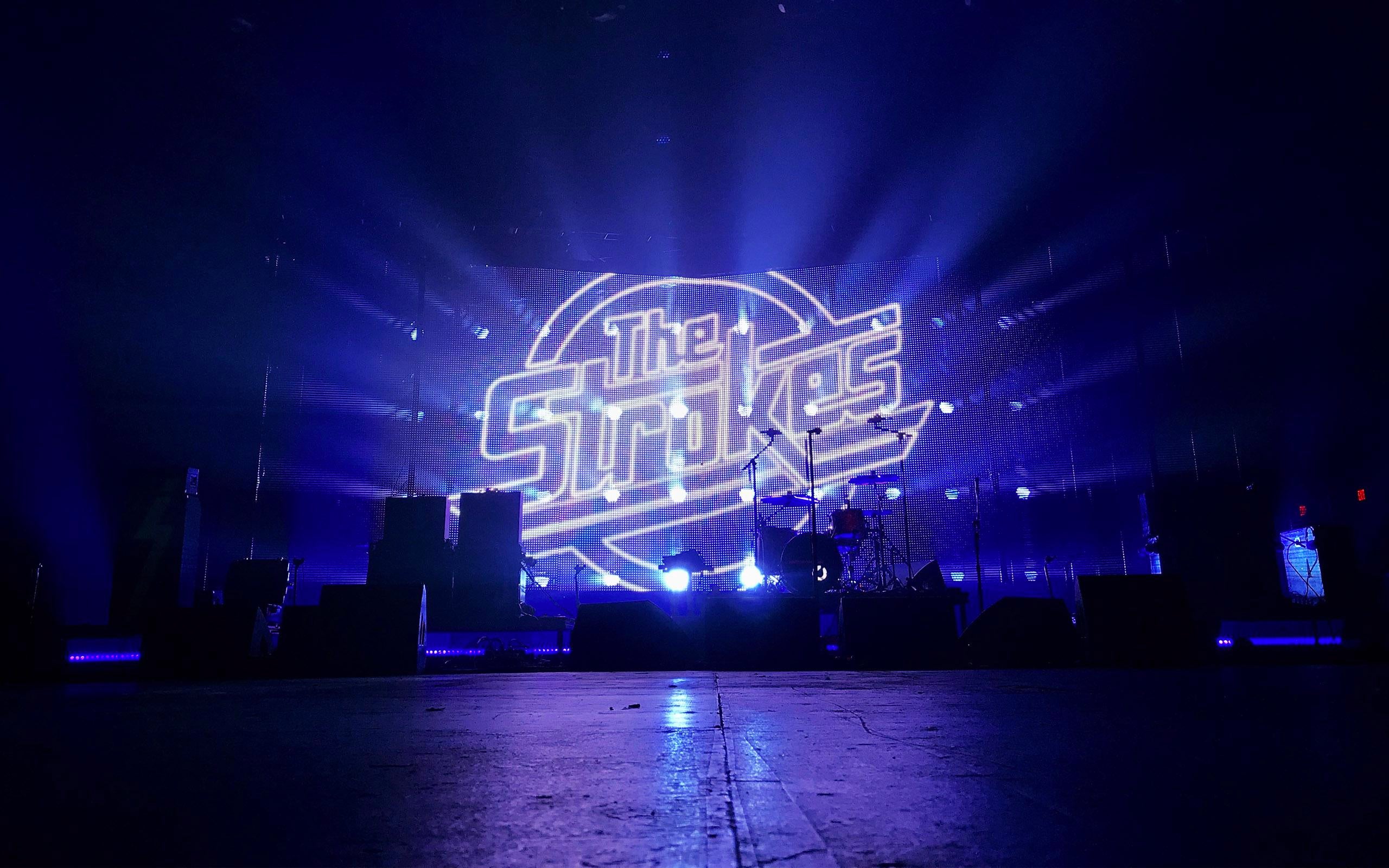 The Strokes Pre Show Scenario Wallpaper - Lighting - HD Wallpaper 
