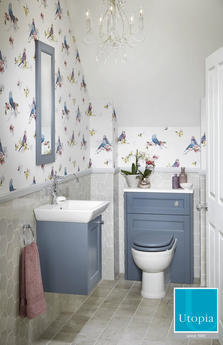Utopia Bathrooms Downton Cloakroom - HD Wallpaper 