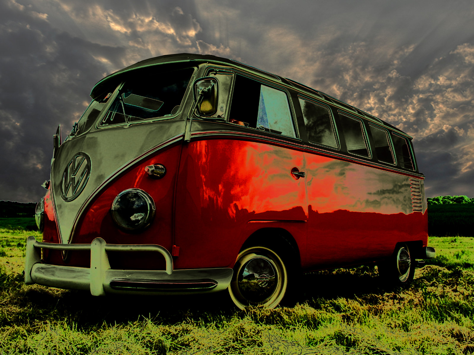 Volkswagen Camper Van Wallpaper Vw Camper Van Wallpapers - Vw Camper Background - HD Wallpaper 
