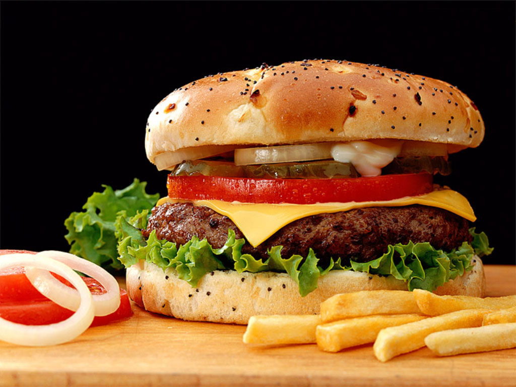 Burger Wallpaper - Special Food Of America - HD Wallpaper 