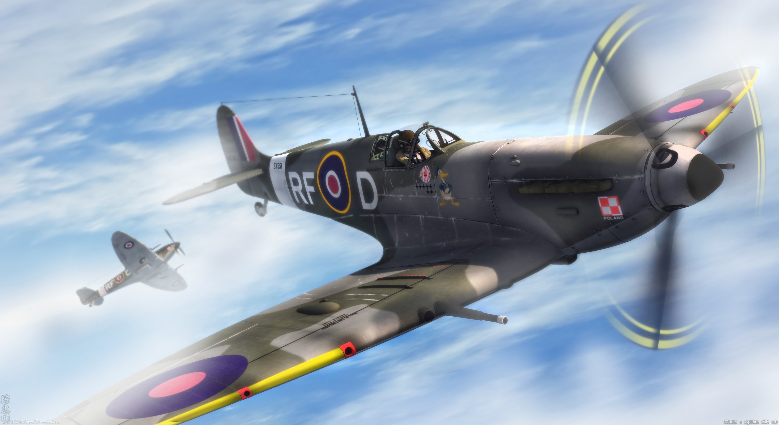 Spitfire Wallpaper 4k - HD Wallpaper 