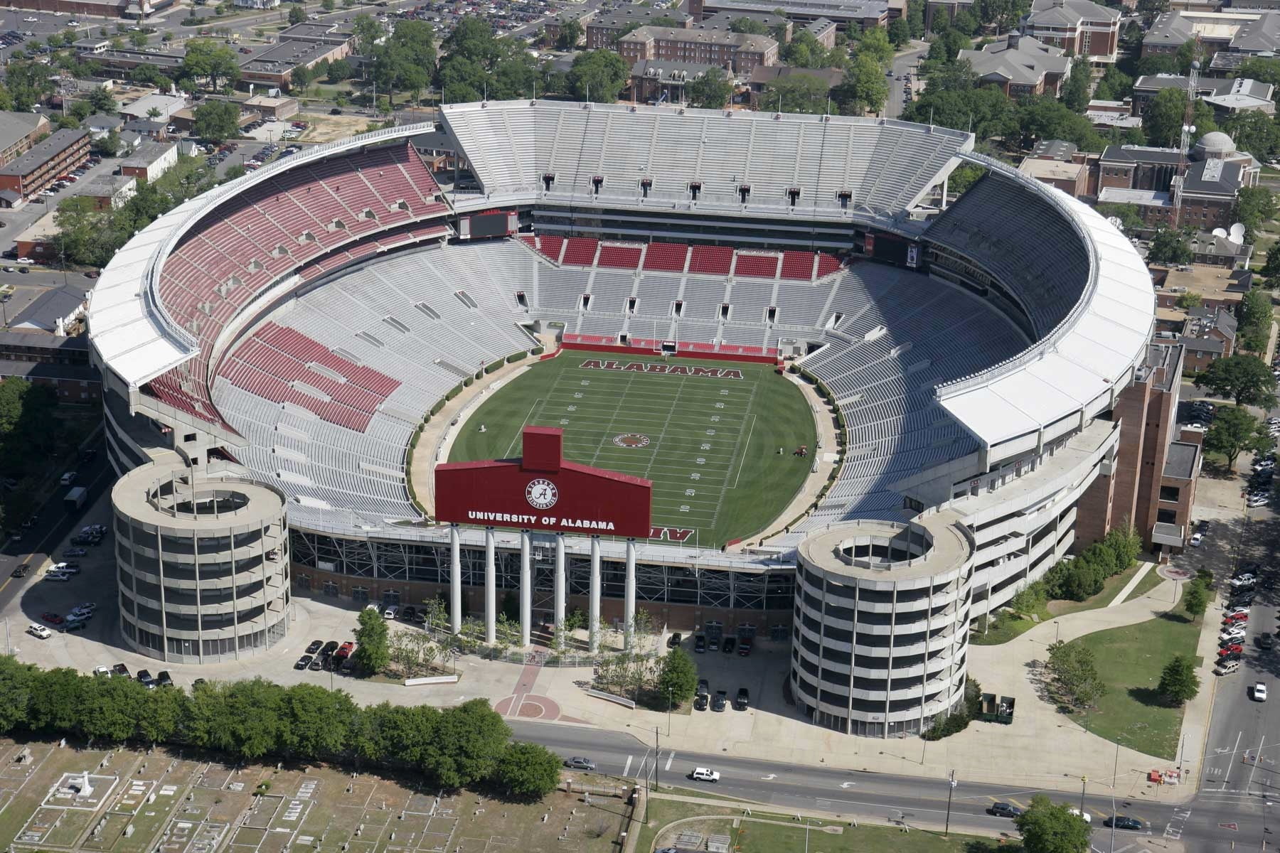 Alabama Football Stadium Aerial View - HD Wallpaper 