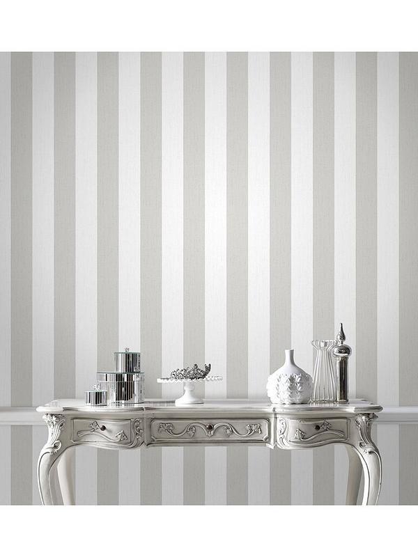 White And Grey Striped - HD Wallpaper 