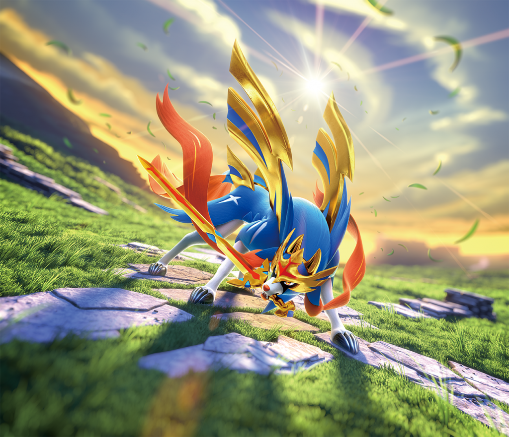 Zacian Wallpaper - Pokemon Sword And Shield Cards - HD Wallpaper 