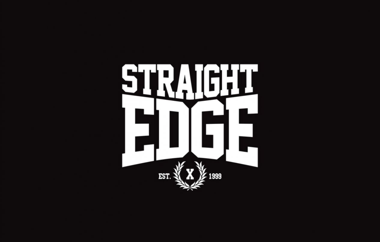 Wallpaper Face Straight Edge Dark Gray Background Clear - Straight Edge Wallpaper Hd - HD Wallpaper 