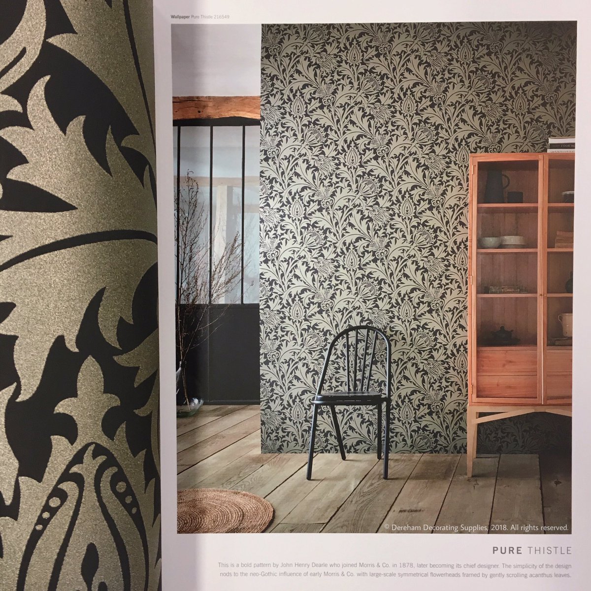 Morris & Co Pure Thistle - HD Wallpaper 