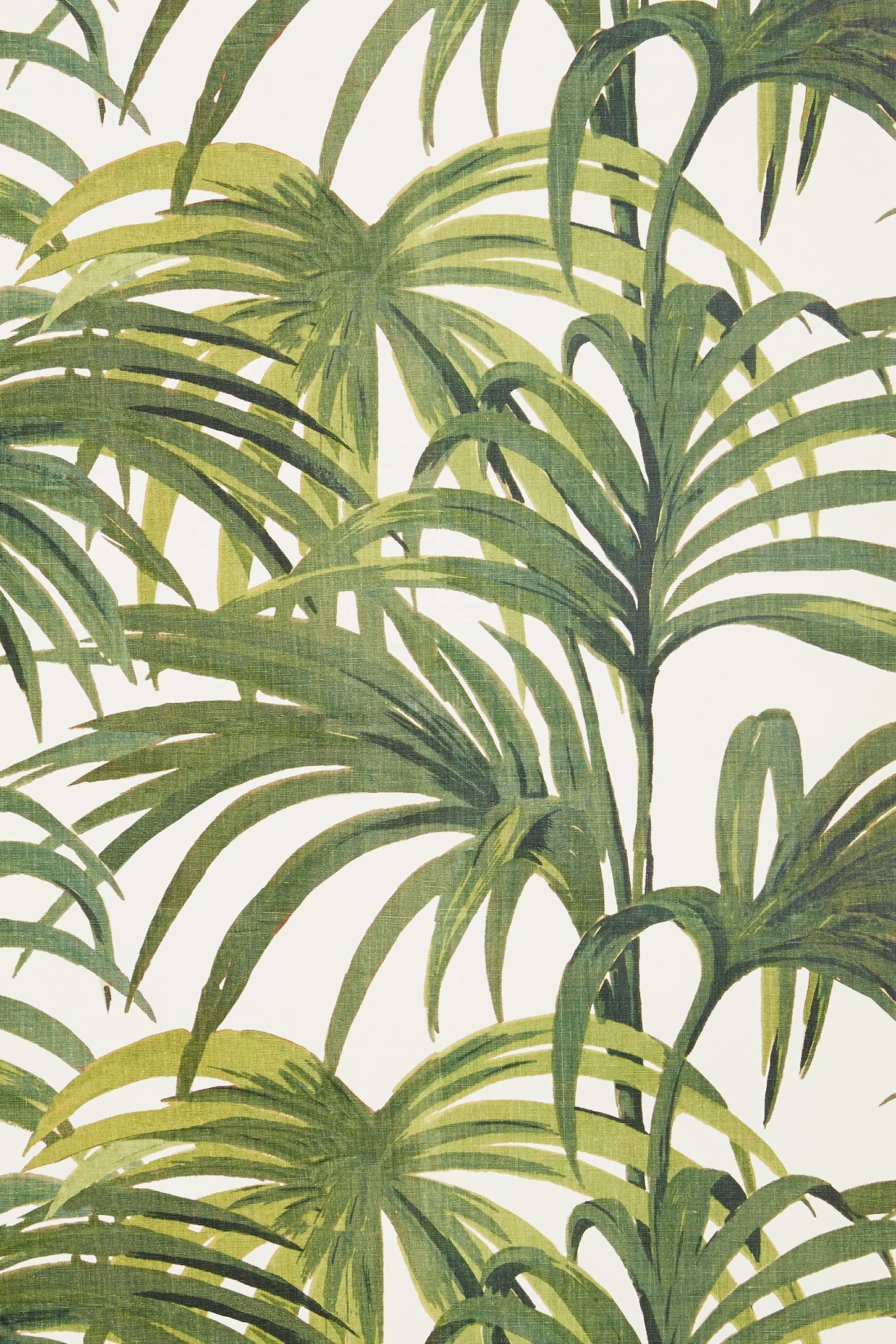 Palmeral Is An Art Deco Inspired Patio Print Featuring - HD Wallpaper 