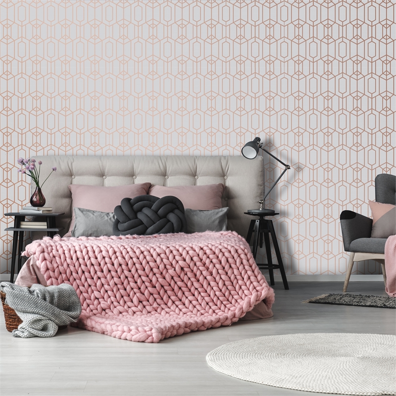 Grey And Blush Pink - HD Wallpaper 