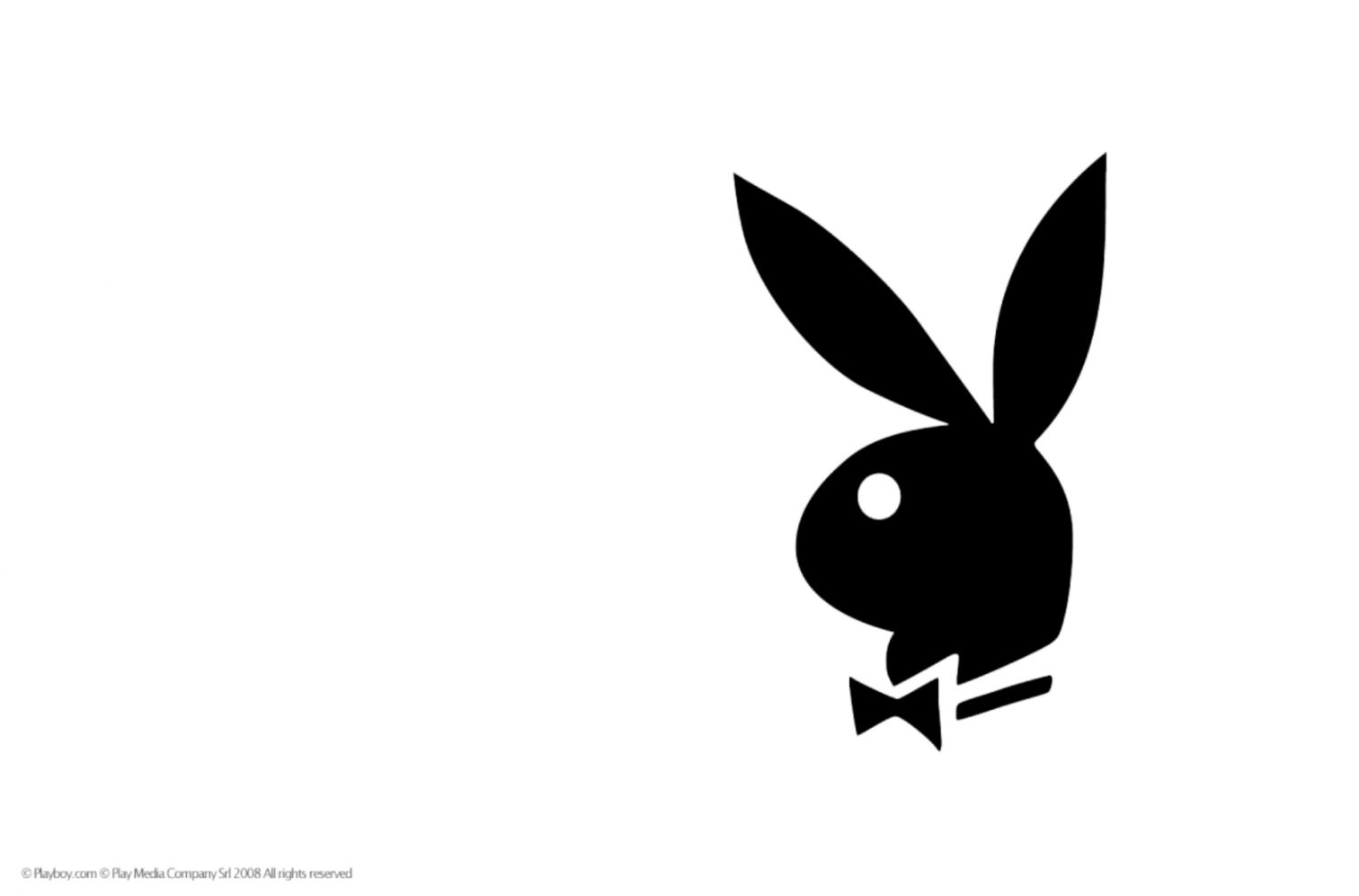 Official Copyrighted Playboy Logo Hd Wallpaper With - Playboy Logo - HD Wallpaper 